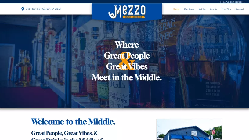 Thundarius Creative Website Project: Mezzo Bar